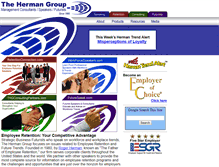 Tablet Screenshot of hermangroup.com